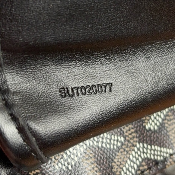 FAUX GOYARD SAINT LOUIS PM TOTE - BLACK GOYARDINE - Picture 8 of 16